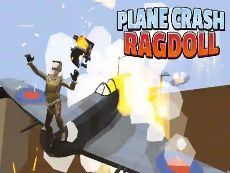 Jogo Simulador de ragdoll de colisão de avião online