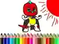 Jogo De Volta às Aulas: Colorindo o Menino Máscara online Jogo De Volta às Aulas: Colorindo o Menino Máscara online