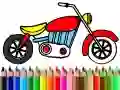 Jogo De Volta à Escola: Colorindo Motos online Jogo De Volta à Escola: Colorindo Motos online