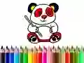 Jogo De Volta às Aulas: Pintura do Panda online Jogo De Volta às Aulas: Pintura do Panda online