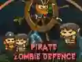 Jogo Defesa de Zumbis Piratas online Jogo Defesa de Zumbis Piratas online