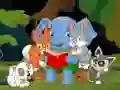 Jogo Memória dos Animais Fofos online