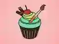 Jogo Colorindo Cupcakes Deliciosos online Jogo Colorindo Cupcakes Deliciosos online