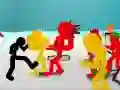 Jogo Luta de Rua Stickman 3D online