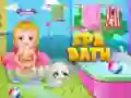 Jogo Banho de Spa da Bebé Hazel online Jogo Banho de Spa da Bebé Hazel online