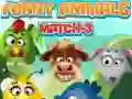 Jogo Animais Engraçados Match 3 online