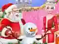 Jogo Vamos Convidar o Papai Noel online