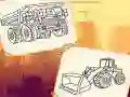 Jogo Colorir Caminhões de Construção online Jogo Colorir Caminhões de Construção online