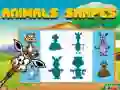 Jogo Formas de Animais online Jogo Formas de Animais online