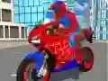 Jogo Simulador de Moto Aranha Herói 3D 2 online Jogo Simulador de Moto Aranha Herói 3D 2 online