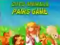 Jogo Jogo de Pares de Animais Fofos online Jogo Jogo de Pares de Animais Fofos online