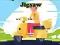Jogo Passeios de Scooter na Cidade: Quebra-Cabeça online Jogo Passeios de Scooter na Cidade: Quebra-Cabeça online