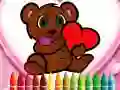 Jogo Colorir Animais para o Dia dos Namorados online Jogo Colorir Animais para o Dia dos Namorados online