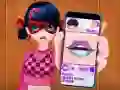 Jogo Design de Lábios Fofo Para Marinette online