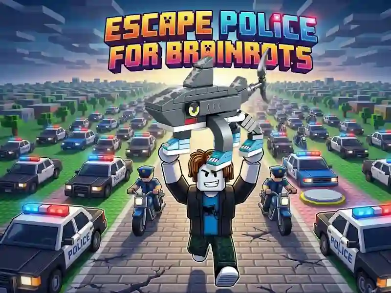Jogo Fuja da polícia em busca de Brainrots online