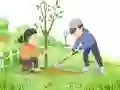 Jogo Quebra-Cabeça do Dia da Árvore online Jogo Quebra-Cabeça do Dia da Árvore online