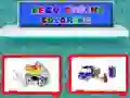 Jogo Colorir Caminhões Lego online Jogo Colorir Caminhões Lego online