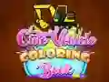 Jogo Livro de Colorir Veículos Fofos online Jogo Livro de Colorir Veículos Fofos online