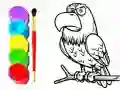 Jogo Livro de Colorir Águia online