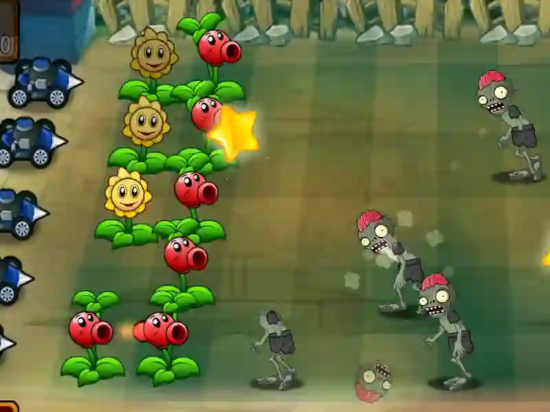 Jogo Zumbis vs. Girassóis online