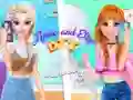 Jogo Annie e Eliza DIY Bordado de Vestidos online Jogo Annie e Eliza DIY Bordado de Vestidos online