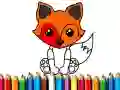 Jogo Livro de Colorir Raposa online Jogo Livro de Colorir Raposa online