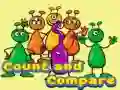 Jogo Contar e Comparar online Jogo Contar e Comparar online