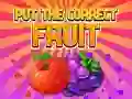 Jogo Coloque a fruta correta online Jogo Coloque a fruta correta online