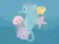 Jogo Memória de Peixes Adoráveis online Jogo Memória de Peixes Adoráveis online