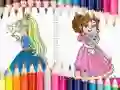 Jogo Livro de Colorir da Bela Princesa online Jogo Livro de Colorir da Bela Princesa online