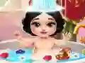 Jogo Banho do Bebê Branca de Neve online Jogo Banho do Bebê Branca de Neve online
