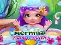Jogo Banho de Bebê Sereia online