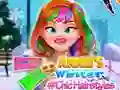 Jogo Penteados Elegantes de Inverno da Annie online