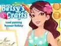 Jogo Artesanato da Betsy: Pintura de Areia nas Férias de Verão online Jogo Artesanato da Betsy: Pintura de Areia nas Férias de Verão online