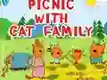 Jogo Piquenique com a família gato online Jogo Piquenique com a família gato online