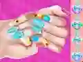 Jogo Arte de Unhas DIY do Tema Princesa Elsa online