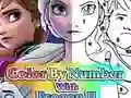 Jogo Colorir por Números com Frozen II online Jogo Colorir por Números com Frozen II online