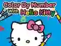 Jogo Colorir por Números com Hello Kitty online