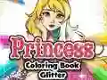 Jogo Livro de Colorir Princesa Brilhante online