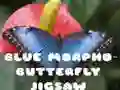 Jogo Quebra-Cabeça de Borboleta Morfo Azul online Jogo Quebra-Cabeça de Borboleta Morfo Azul online