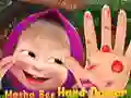 Jogo Masha Abelha Médico das Mãos online