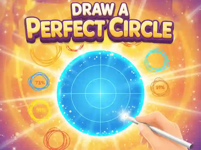 Jogo Desenhe um círculo perfeito online