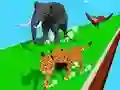 Jogo Corrida de Transformação Animal 3D online Jogo Corrida de Transformação Animal 3D online