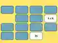 Jogo Memória Matemática online Jogo Memória Matemática online