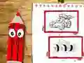 Jogo Livro de Colorir de Carros para Volta às Aulas online
