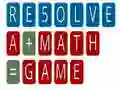 Jogo RESOLVER um jogo de matemática online Jogo RESOLVER um jogo de matemática online