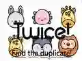 Jogo Duas vezes! Encontre o duplicado online Jogo Duas vezes! Encontre o duplicado online