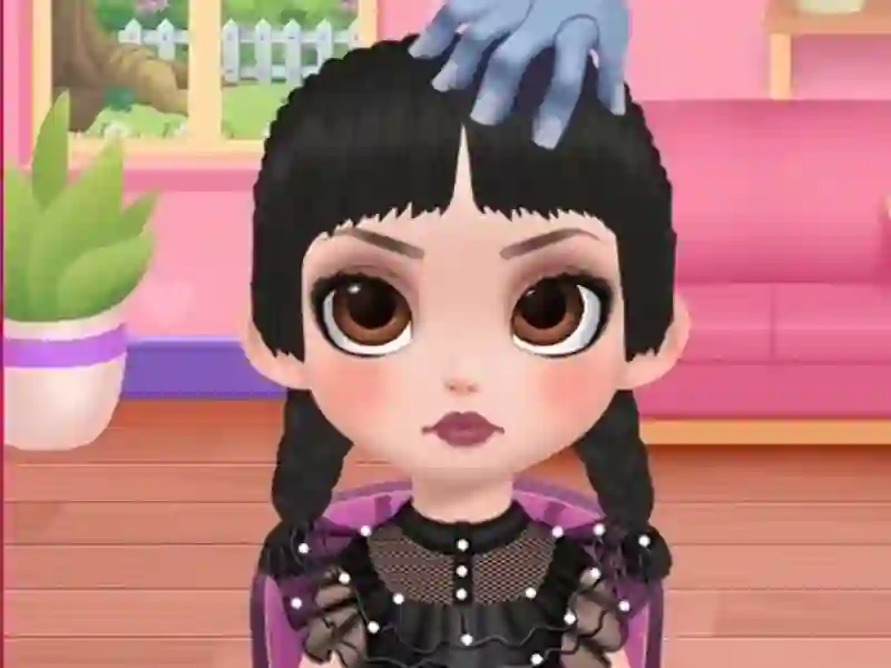 Jogo Salão de cabeleireiro e menina online