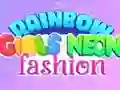 Jogo Moda Neon das Meninas Arco-Íris online