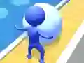 Jogo Corrida de Bolas de Neve 3D online Jogo Corrida de Bolas de Neve 3D online
